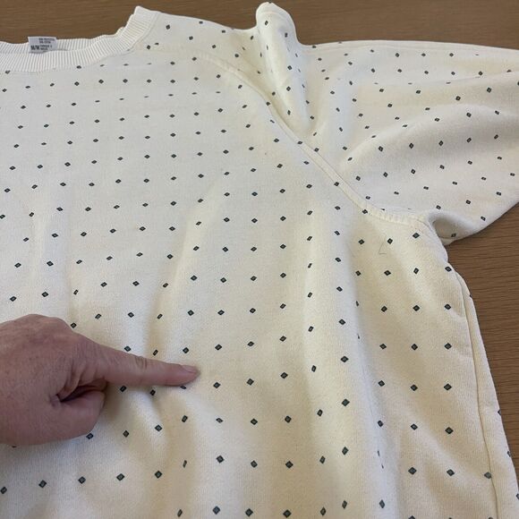 Vintage Women's Esprit Crewneck Sweatshirt Geometric Print - Picture 6 of 9